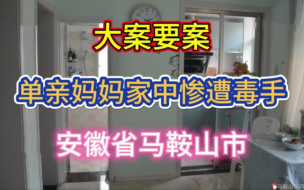 大案要案：单亲妈妈家中惨遭毒手。（安徽省马鞍山市命案）-1.jpg